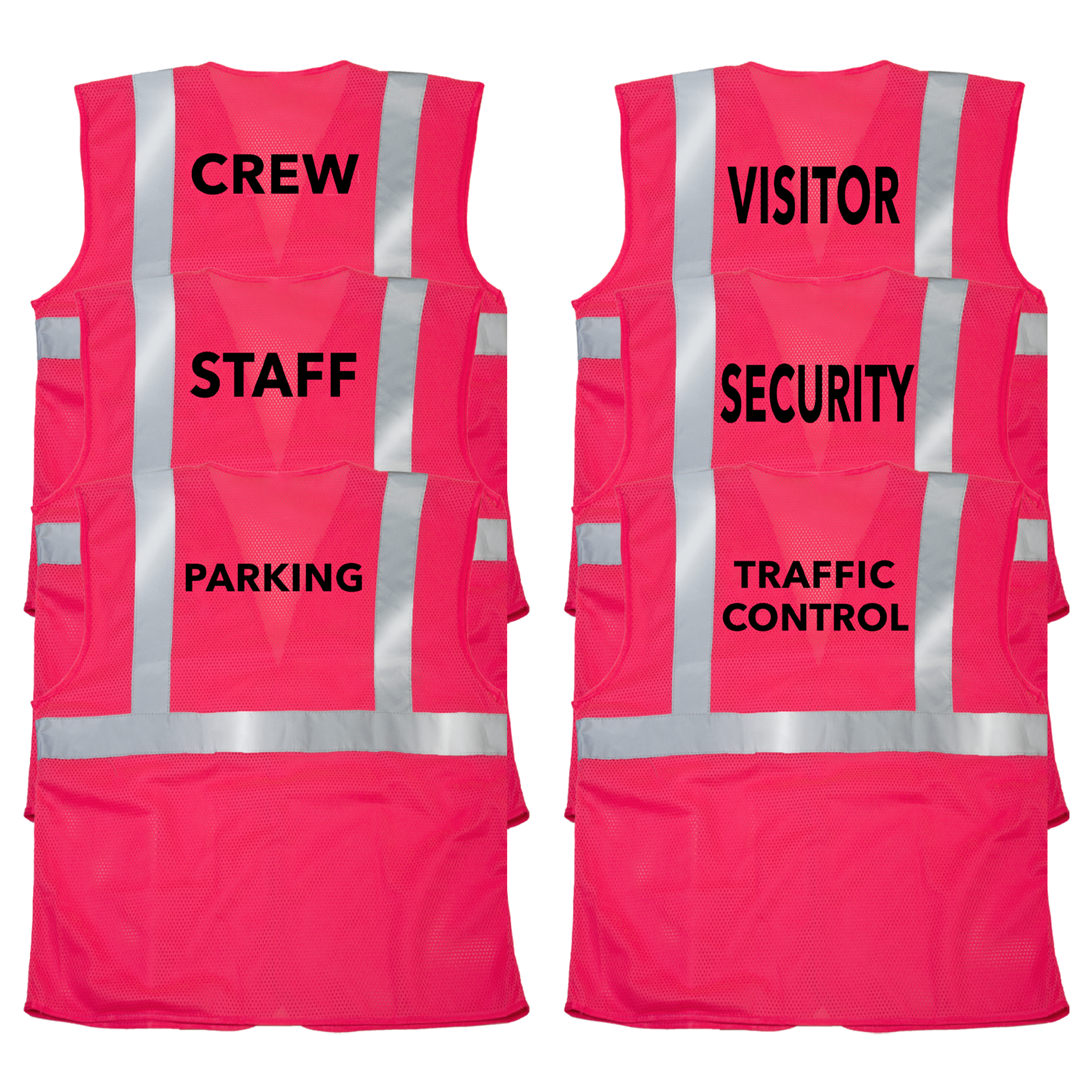 Custom Printed Reflective ANSI Safety Vests  Texts, Logos, Etc. –  Technopack Corporation