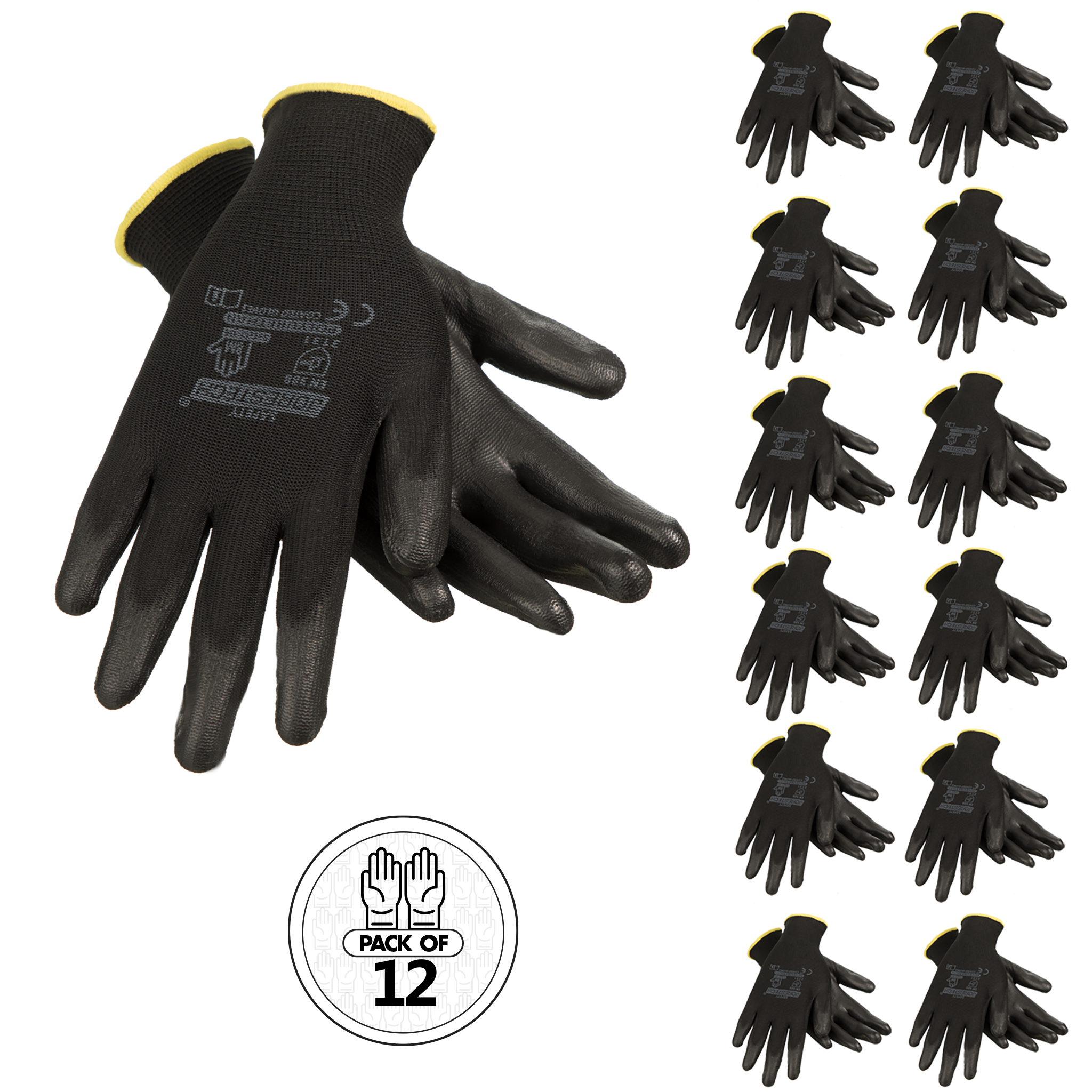 Spontex 19443 Protective Gloves, L, 13 in L, Gauntlet Cuf