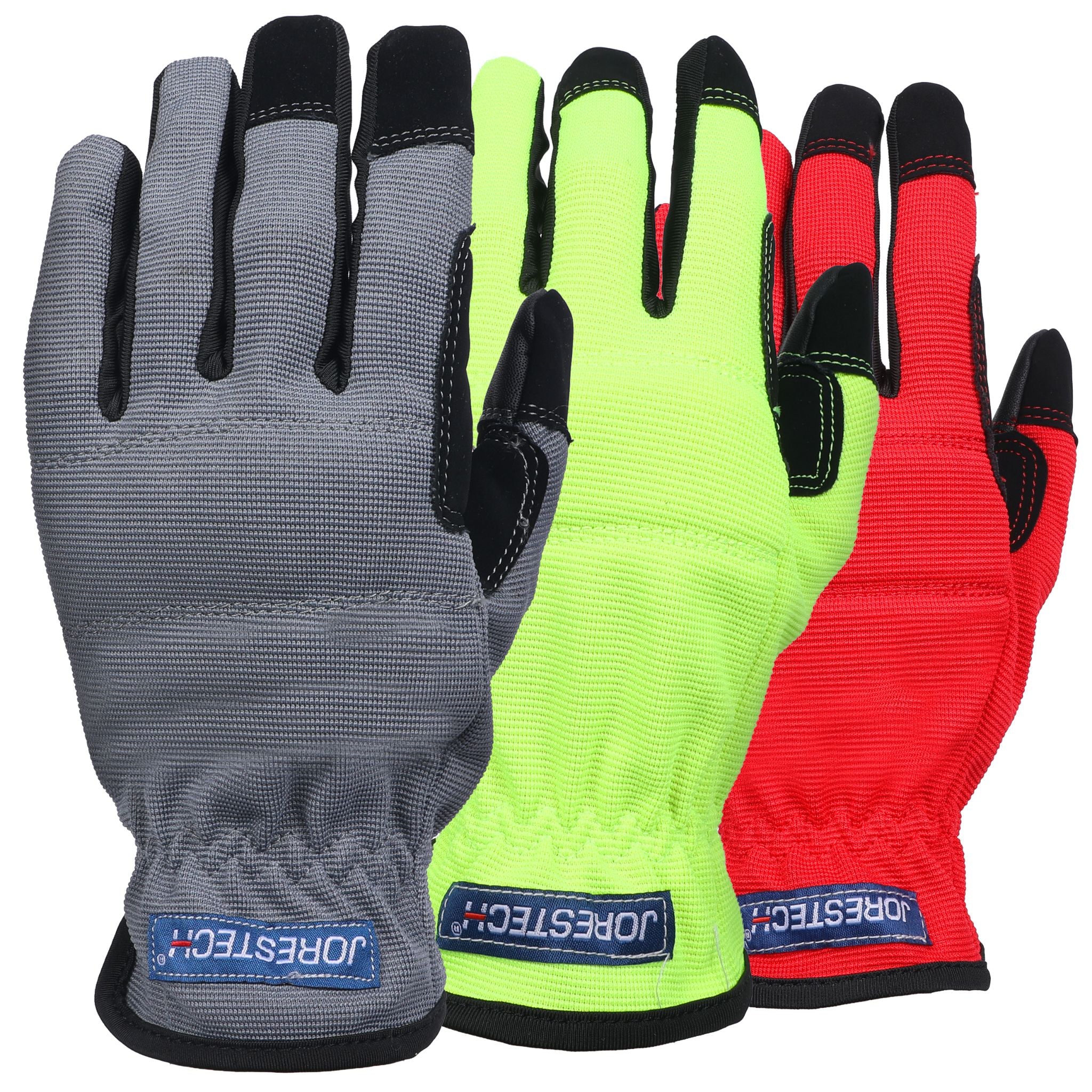 Safety Work Gloves with Anti-Slip Silicone Dotted Palms - PinkFit Coll –  Technopack Corporation