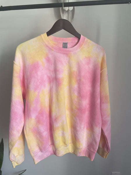 Endless Summer Tie Dye Classic Crewneck Sweater - made to order