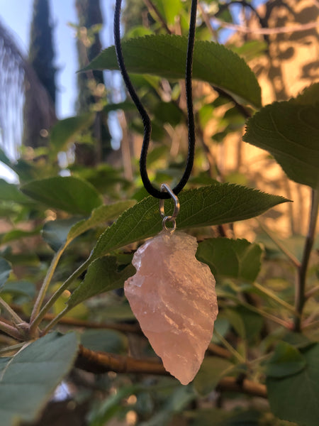 Rose Quartz Arrowheads Necklace