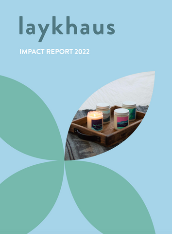 laykhaus soy candles impact report