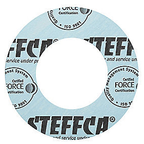 Flangepakning 114,3 mm DN100. (149x129x1,5mm). 100bar, asbestfri. Til feder/not flanger