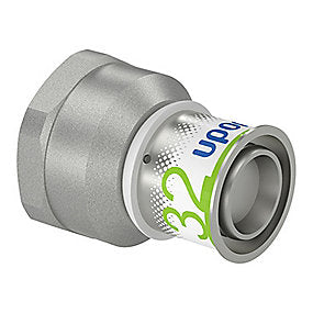 Uponor S-Press PLUS kobling med muffe 32 mm x 1.1/4''