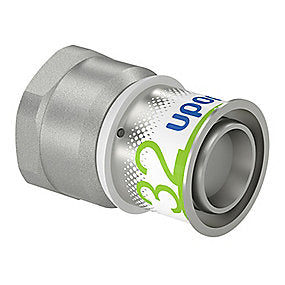 Uponor S-Press PLUS kobling med muffe 32 mm x 1''