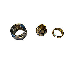 overgang til pex 15x2,5mm x 1/2'', euroconus bronze