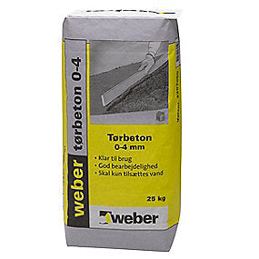 Weber tørbeton 0-4 mm - 25 kg