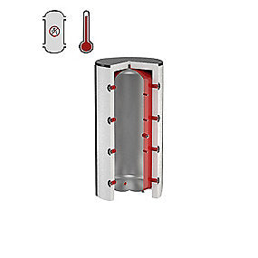 Flamco PS bufferbeholder 300 ltr. til centralvarme ekskl. Isolering