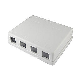 Montagebox 4Xrj45 Keystone