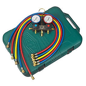 Refco M2-3-DELUXE-DS-R32 Analog manifold 2-vejs, R32, R410A