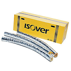 ISOVER Climpipe Section BoaFlex Alu2 rørskål 18x20mm. 1.2mtr. Max. 150°C. Med tape