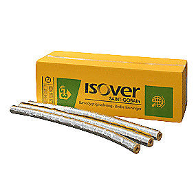 ISOVER Climpipe Section BoaFlex Alu2 rørskål 28x20mm. 1.2mtr. Max. 150°C. Med tape