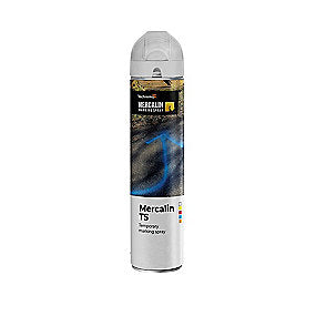 Mercalin markeringsspray 600ml TS hvid, bl.a. t/asfalt, beton, græs eller grus m.m.