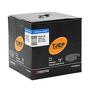 TJEP TA 30/25 Tagpapsøm 3,0x25 mm Elgalvaniseret ringsøm - 2880 stk pr. box