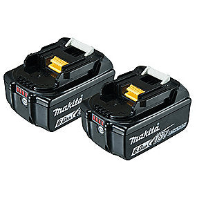 Makita batteripakke 18V BL1860B - 2 x 6,0Ah batterier til LXT værktøj