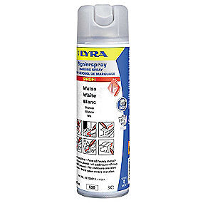 Lyra Markeringsspray Hvid - 500 ml