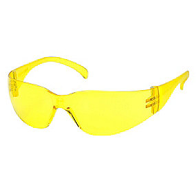 Pyramex Intruder Sikkerhedsbrille gul, kurvede linser, letvægtsbrille 23g