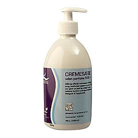 Mild cremesæbe 500 ml, svanemærket, uden parfume, indeh. glycerin & Aloe vera