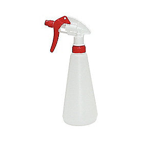 Super sprayer Maxi 0,50 L, natur-farvet, ass. rød/hvid & blå/hvid spray hoved. KA500