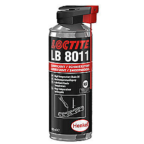 Loctite LB 8011 Kædeolie til transportbånd/kæder ved temp. på op til +250°C, 400ml