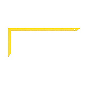 BMI tømrervinkel gul 800mm