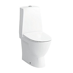 Laufen pro n toilet med p-lås rimless, back to wall, lcc rengøringsvenlig overflade, hvid. Ekskl. Multikvik