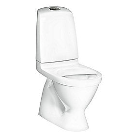Gustavsberg Nautic toilet 1500 til limning med Ceramic Plus. S-lås