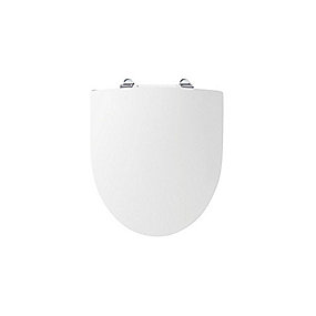 Ifö Spira toiletsæde med soft close, quick release og faste beslag. Hvid
