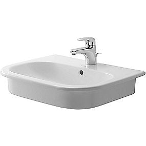 Duravit D-code håndvask, 545x435 mm, nedfældning