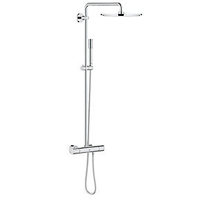 GROHE Rainshower 310 Brusesystem med termostat til vægmontering. Krom