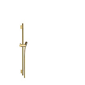 hansgrohe Unica'S Puro glidestang 65 cm med bruserslange 160 cm, Poleret guld-optik