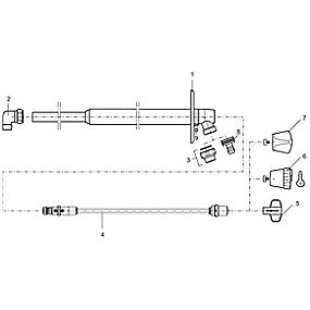 Mora garden ll komplet inderspindel 150 mm (totallængde 230 mm) til Mora garden ll vvs nr. 743453514