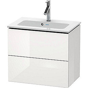 Duravit L-Cube vaskeskab Compact 620x391mm. Hvid højglans, passer til vask 234263