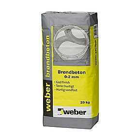 Weber brøndbeton 20kg Hvid cement