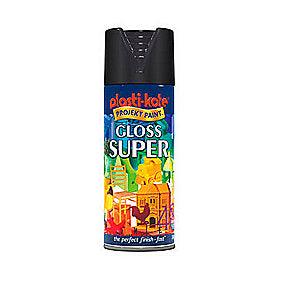 Borup Super Spraymaling Sort Blank 9005b - 400 ml