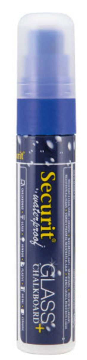 Securit® Waterproof chalkmarker - blue - 7-15mm nib