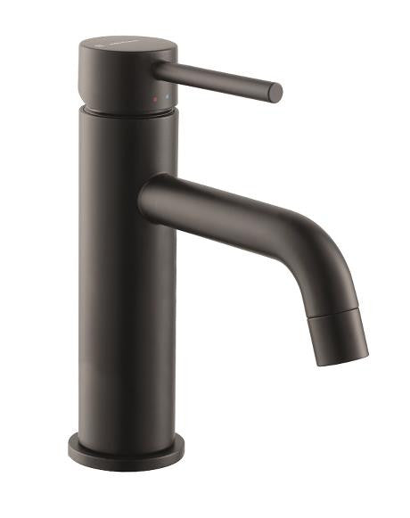 Cassøe Newform XT håndvaskarmatur uden løft op ventil- Mat sort 4208,01,093