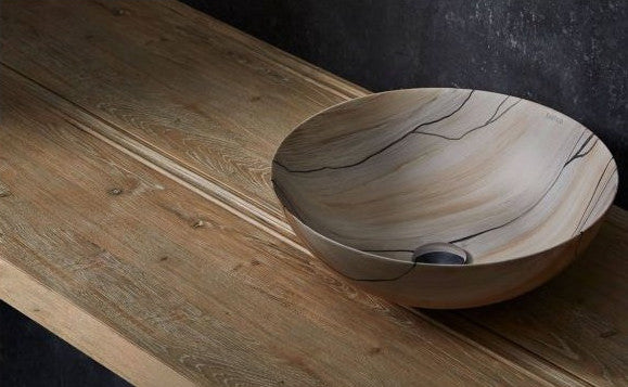 Bathco Håndmalet porcelænsvask - Madera - outlet