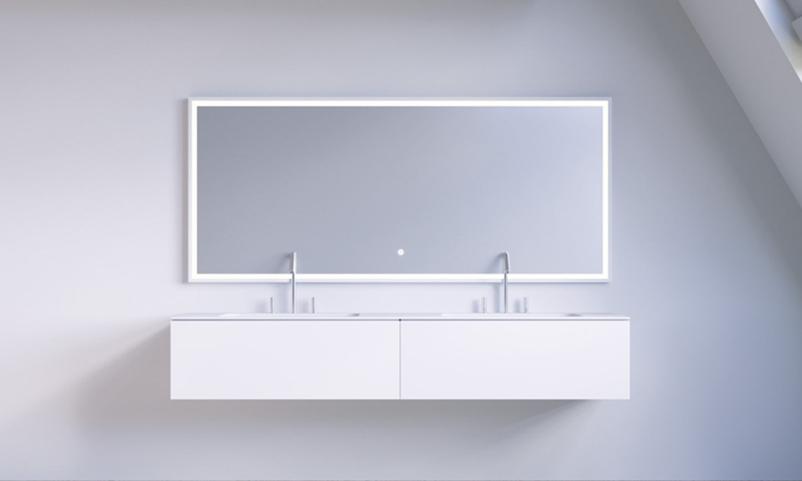 SQ2 160 kabinet med dobbelt vask - Copenhagen Bath