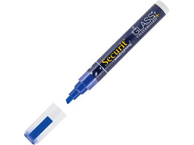 Securit® Waterproof chalkmarker - blue - 2-6mm nib