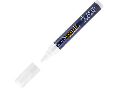 Securit® Waterproof chalkmarker - white - 2-6mm nib