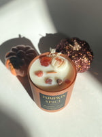 Pumpkin Spice | Carnelian Crystal Candle 14 oz