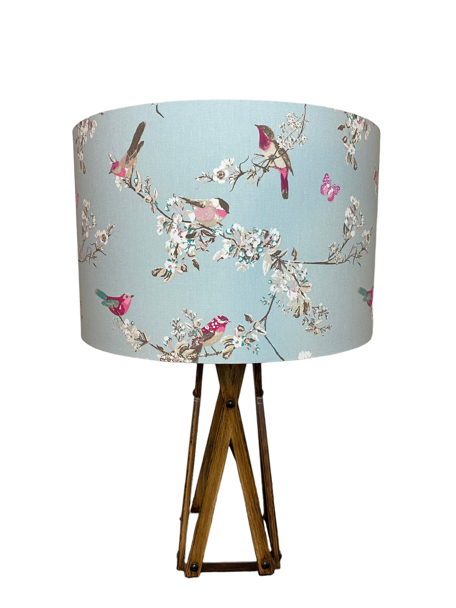 bird patterned lamp shades