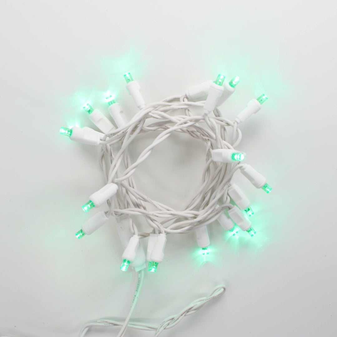 20-light Purple LED Craft Lights, White Wire – Christmas Light Source