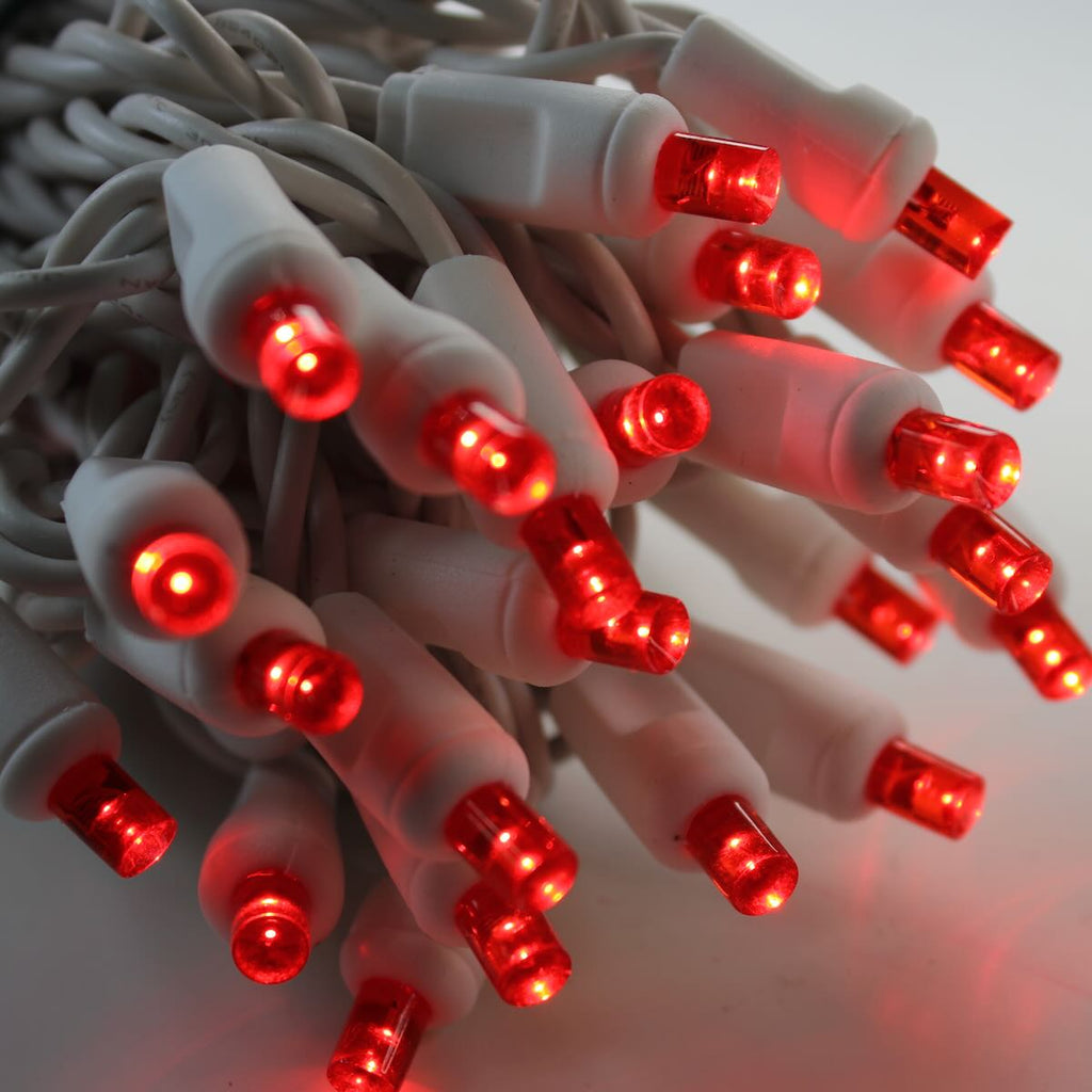 red led christmas string lights