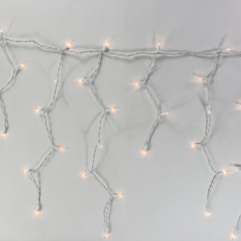 150-bulb Clear Net Lights, White Wire – Christmas Light Source