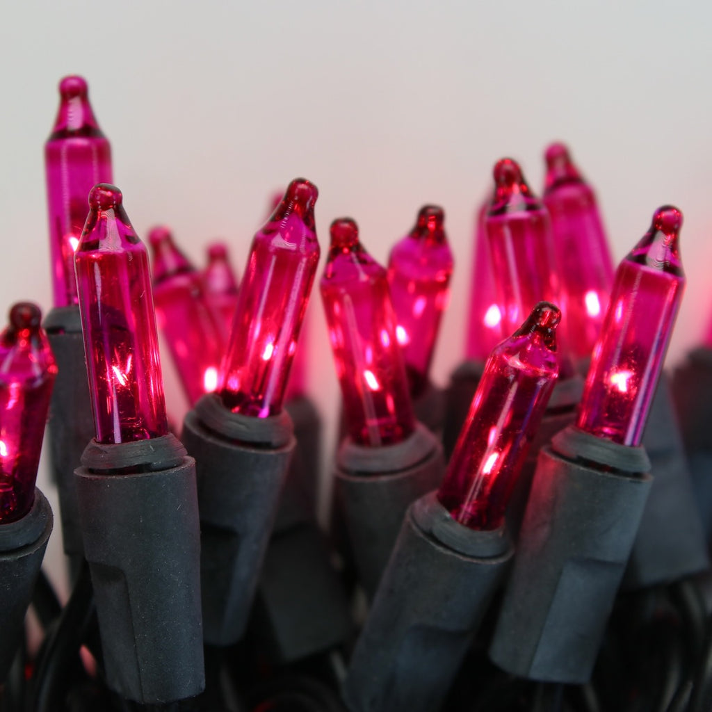 led pink mini lights