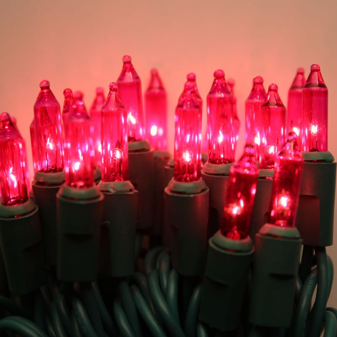 100-bulb Multicolor Mini Lights, 6 Spacing, White Wire – Christmas Light  Source