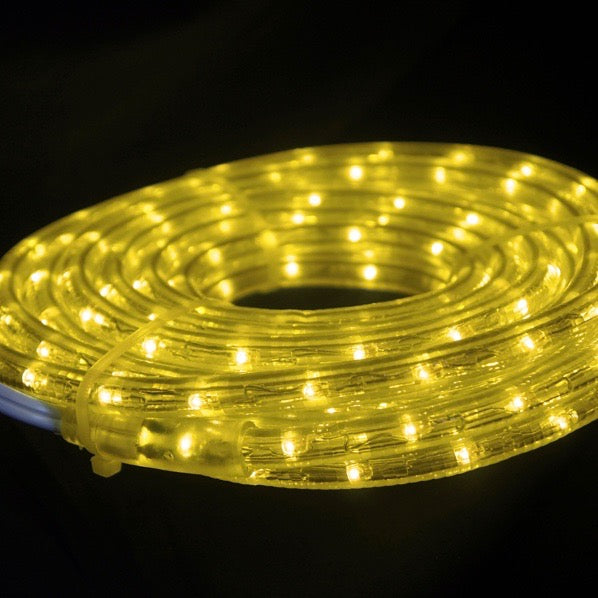 yellow led rope lights