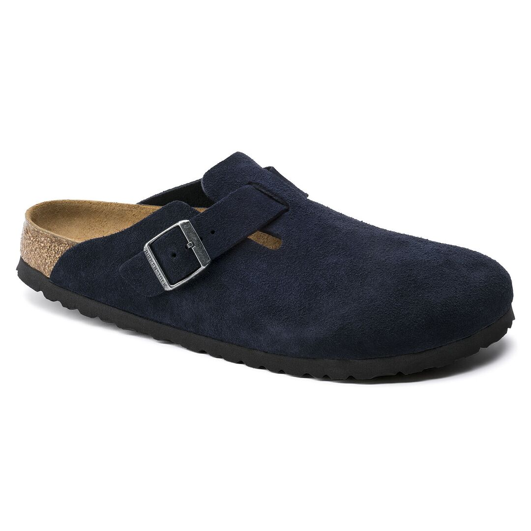 Boston Suede Leather Soft Footbed Shoes 